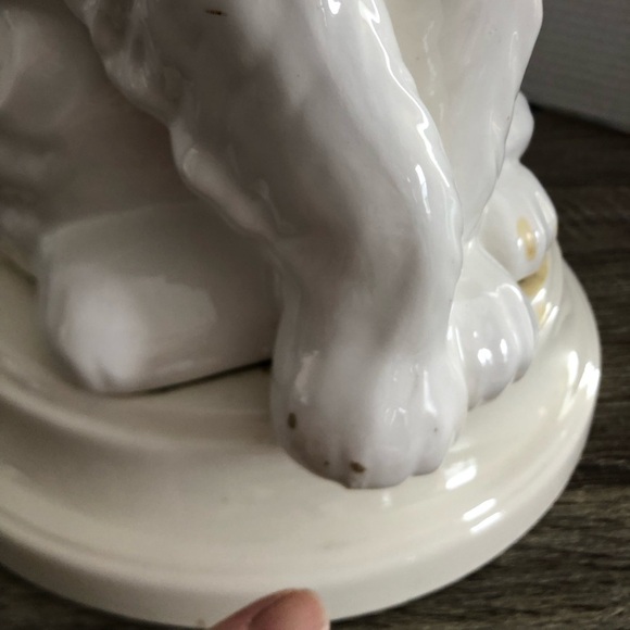 80s Ceramic Cat Table Lamp - Picture 13 of 16